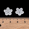 Acrylic Frosted Bead Caps AC-CBA81FF-02-4