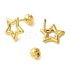 Ion Plating(IP) 304 Stainless Steel Ear Studs EJEW-Q801-06G-2