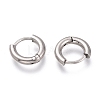 Tarnish Resistant 201 Stainless Steel Huggie Hoop Earrings EJEW-O095-05-18-2