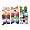 100 Skeins 100 Colors 6-Ply Polyester Embroidery Floss X1-OCOR-G010-03-1