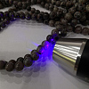 Natural Fluorescent Syenite Rock(Glow under UV Light) Beads Strands G-K340-A05-02-5