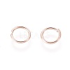 304 Stainless Steel Open Jump Rings STAS-O098-01RG-10-2