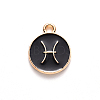 Alloy Enamel Pendants ENAM-S124-01B-08H-2