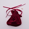 Velvet Jewelry Bags with Drawstring & Plastic Imitation Pearl TP-CJC0001-03A-2