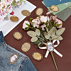 10Pcs Vintage Tibetan Alloy Brooch Cabochon Bezel Settings FIND-PH0025-54-4