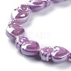 Glazed Porcelain Beads PORC-M003-09K-3