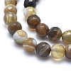 Natural Striped Agate/Banded Agate Beads G-J371-14-14mm-3