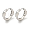 Brass Hoop Earrings EJEW-L211-010V-P-1