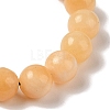 10mm Round Natural Yellow Jade Braided Bead Bracelets BJEW-C067-01C-12-3