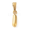 316L Surgical Stainless Steel Charms STAS-G315-01G-I-1