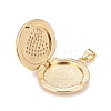 Brass Micro Pave Cubic Zirconia Locket Pendants KK-A161-38B-G-3