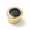 Flat Round Brass Micro Pave Cubic Zirconia Cabochons KK-P345-13G-A04-2