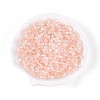 Transparent Spray Painted Glass Beads LS-EGLA-N018-4mm-08-1