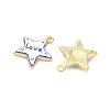 Printed Brass Pendants KK-CBA42CA-08G-08-2