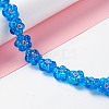 Handmade Lampwork Beads Strands LAMP-D015-08F-4