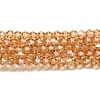 Transparent Electroplate Glass Beads Strands LS-EGLA-A039-T4mm-A18-1