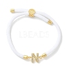 Adjustable Nylon Cord Bracelets X-BJEW-C096-01G-14-4