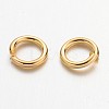 Brass Open Jump Rings JRC6MM-G-2