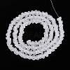 Frosted Transparent Glass Beads X1-GLAA-N016-4mm-11-2