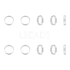 10Pcs 201 Stainless Steel Bead Frames STAS-UN0058-88-1