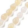 Natural Topaz Jade Beads Strands G-P520-B13-01-1