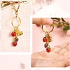 18Pcs Mixed Enamel Fruits Charms Pendant Imitation Fruit Charm Colorful Alloy Enamel Pendant for Jewelry Necklace Bracelet Earring Making Crafts JX186A-7
