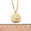304 Stainless Steel Constellation Pendant Necklaces NJEW-K392-01G-11-5
