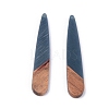 Resin & Walnut Wood Pendants LS-X-RESI-S358-40P-2