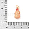 Brass Enamel Pendants KK-CBAE20A-01G-G-3