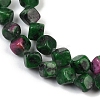 Natural Ruby in Zoisite Beads Strands G-A257-A13-01-4