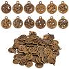 84 Pieces Zodiac Sign Charm Pendants 12 Constellation Charm Pendant Alloy Charm for Jewelry Necklace Earring Making Crafts JX557C-1