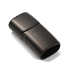 Ion Plating(IP) 304 Stainless Steel Magnetic Clasps with Glue-in Ends STAS-G136-05B-1