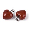 Natural Red Jasper Pendants G-T143-49G-2