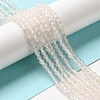 Natural White Agate Beads Strands G-G580-4mm-01-1