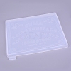 Rectangle Ouija Board Planchette Silicone Molds X-DIY-WH0168-85-1