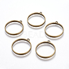 Tibetan Style Alloy Ring Frame Pendants for DIY Resin Pendants TIBEP-M019-01AB-NF-2