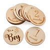 Basswood Milestone Cards WOOD-TA0001-41A-10