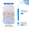 3 Rolls Super Bulky Plush Polyester Chenille Yarn OCOR-MB0001-06C-4