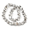 Electroplate Glass Beads Strands EGLA-V001-03D-2