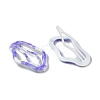 10Pcs 5 Colors Tartan Pattern Epoxy Resin Snap Hair Clip PHAR-P009-01J-4