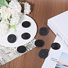 CHGCRAFT 8Pcs Alloy Blank Bolo Tie Round Slider Pack FIND-CA0009-18EB-4