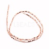 Electroplate Non-magnetic Synthetic Hematite Beads Strands G-L485-10A-RG-3