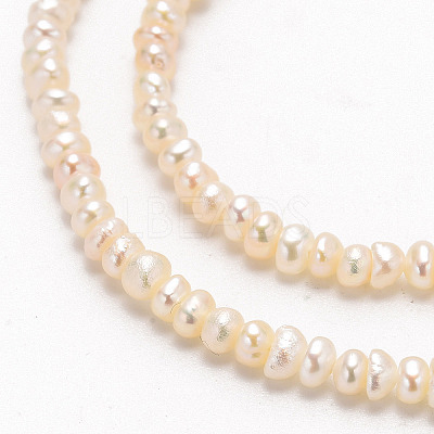 Natural Cultured Freshwater Pearl Beads Strands PEAR-L003-B-03-1