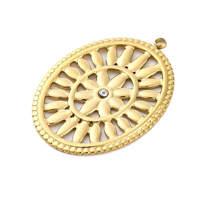 304 Stainless Steel Pendants STAS-V004-03G-1