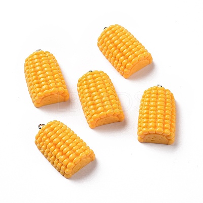 Opaque Resin Vegetables Pendants RESI-H144-08-1
