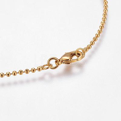 Eco-Friendly Rack Plating Brass Chain Necklaces MAK-G002-06G-C-FF-1