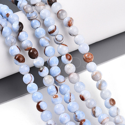 Natural Persian Jade Beads Strands G-A255-A02-04A-1