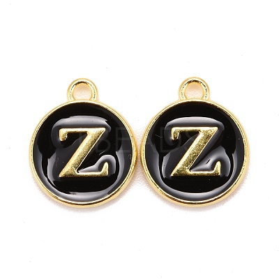 Golden Plated Alloy Charms X-ENAM-S118-02Z-1