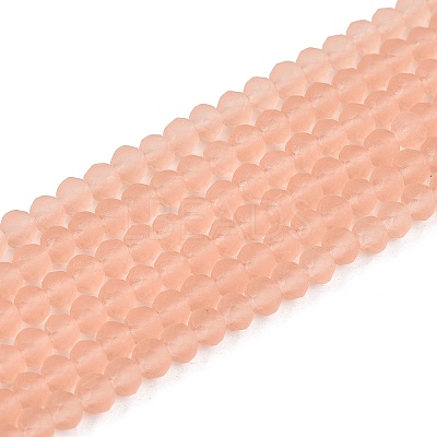 Transparent Glass Beads Strands LS-EGLA-A044-T2mm-MD21-1