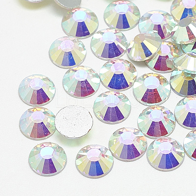 Flat Back Glass Rhinestone Cabochons RGLA-T090-SS50-02-1